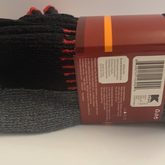 Kodiak Technical Men's Socks Black Red Heavy Cushion Arch Support - Picture 13 of 14